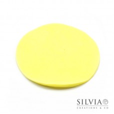 Disco in tulle color giallo da 230 mm x10pz