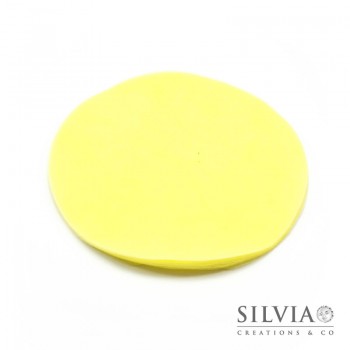 Disco in tulle color giallo da 230 mm x10pz