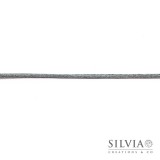 Cordoncino coda di topo grigio 2,5 mm x 1m