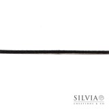 Cordoncino coda di topo nero 2,5 mm x 1m