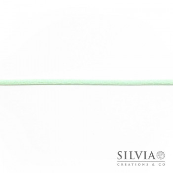 Cordoncino coda di topo verde acqua 2,5 mm x 1m