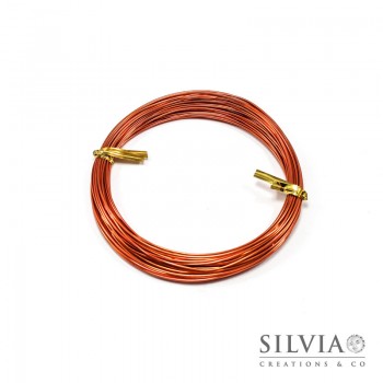 Filo in alluminio arancio 1 mm x 10m