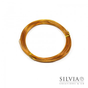 Filo in alluminio arancio oro 1 mm x 10m