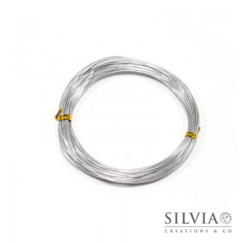 Filo in alluminio argento 1 mm x 10m