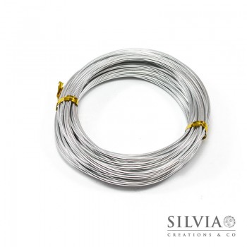 Filo in alluminio argento 2 mm x 10m