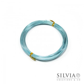 Filo in alluminio azzurro 1 mm x 10m