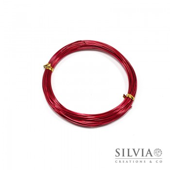 Filo in alluminio rosso 1 mm x 10m