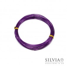 Filo in alluminio viola 1 mm x 10m