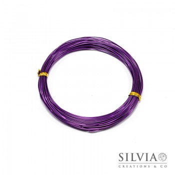 Filo in alluminio viola 1 mm x 10m