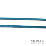 Nastro tipo alcantara scamosciato azzurro 3 mm x 1m