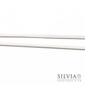 Nastro tipo alcantara scamosciato bianco 3 mm x 1m