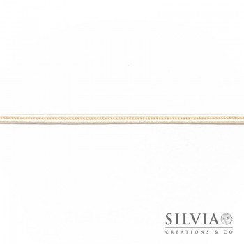 Piattina soutache panna 3 mm x 1m