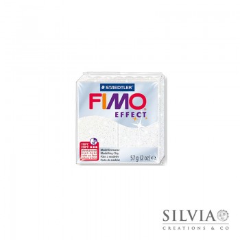 Fimo Effect 57 g color glitter bianco (n052)