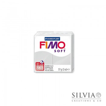 Fimo Soft 57 g color grigio delfino (n80)