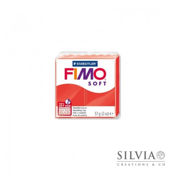 Fimo Soft 57 g color rosso indigo (n24)