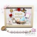 Quadretto nascita bimba Alice inspired