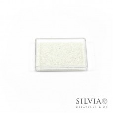 Microsfere di vetro bianco perlato da 0,7 mm x 50g