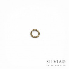 Anellino aperto bronzo in ottone 7 mm x 100pz