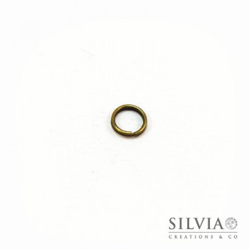 Anellino brisè bronzo in ottone 6 mm x 50pz