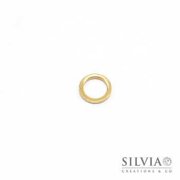 Anellino chiuso oro in ottone 8 mm x 10pz
