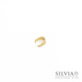 Portapendente a pressione color oro in acciaio 8x7x4 mm