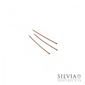 Chiodo con testa piatta rame in ottone da 35x0.7 mm x 50pz