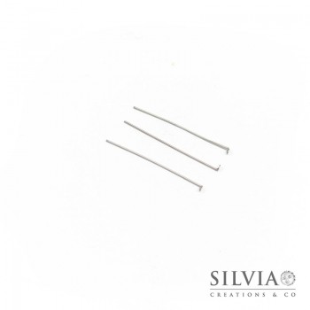 Chiodo con testa piatta in acciaio da 35x0.6 mm x 30pz