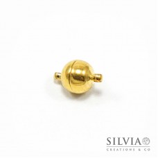 Chiusura magnetica oro in ottone 15x10 mm 