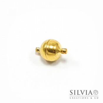 Chiusura magnetica oro in ottone 15x10 mm 