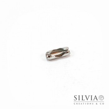 Chiusura per catena a pallini in acciaio 9x3 mm x 10pz