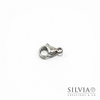Chiusura a moschettone in acciaio 11x7mm