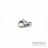 Chiusura a moschettone in acciaio 13x8 mm