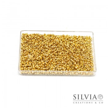 Schiaccini oro in ottone 2x1,2 mm x 100pz