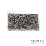 Schiaccini rodio in ottone 2x1,2 mm x 100pz