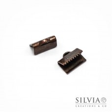 Terminale a stringere rame in ottone da 10 mm x 10pz
