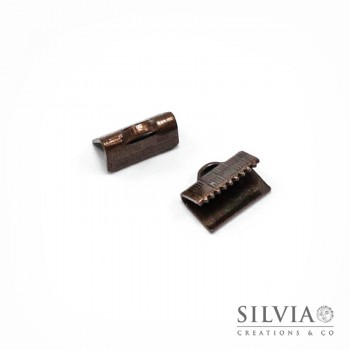 Terminale a stringere rame in ottone da 10 mm x 10pz