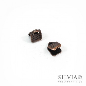 Terminale a stringere rame in ottone da 6 mm x 10pz