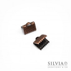 Terminale a stringere rame in ottone da 10 mm x 10pz