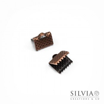 Terminale a stringere rame in ottone da 10 mm x 10pz