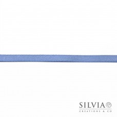 Nastro doppio raso azzurro carta da zucchero 6 mm x 100 m