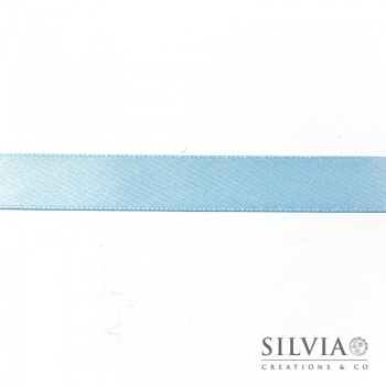 Nastro doppio raso azzurro chiaro 15 mm x 50 m