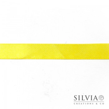 Nastro doppio raso giallo 15 mm x 50 m