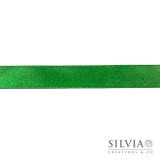 Nastro doppio raso verde smeraldo 15 mm x 50 m