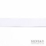 Nastro grosgrain bianco 15 mm x 1m