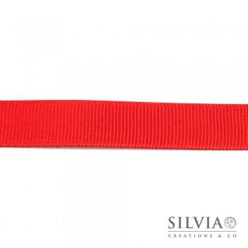 Nastro grosgrain rosso 15 mm x 1m