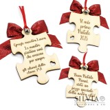 Decorazione natalizia a forma di puzzle (1 pezzo) Decorazione natalizia a forma di puzzle (1 pezzo)