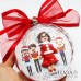 Palla di Natale con un personaggio personalizzato