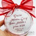 Palla di Natale con un personaggio personalizzato
