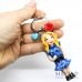 Portachiavi personalizzato con personaggio e charms