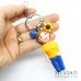 Portachiavi personalizzato con personaggio e charms